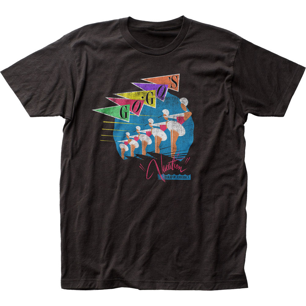 The Go-Go’s Vacation Skiiers Mens T Shirt Black