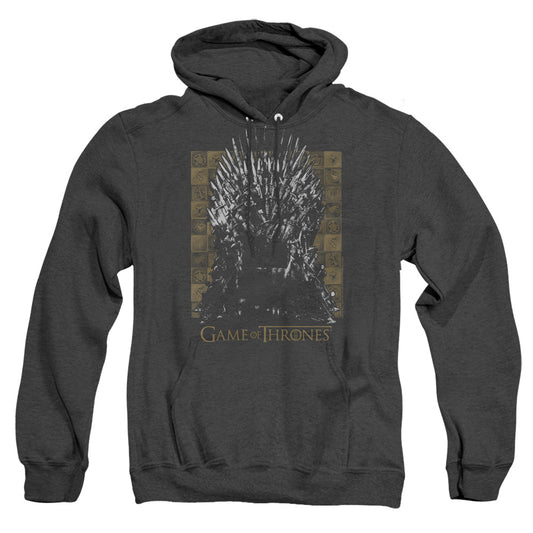 Game Of Thrones Iron Throne Mens Heather Hoodie Black