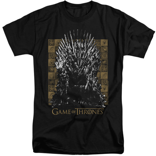 Game Of Thrones Iron Throne Mens Tall T Shirt Black