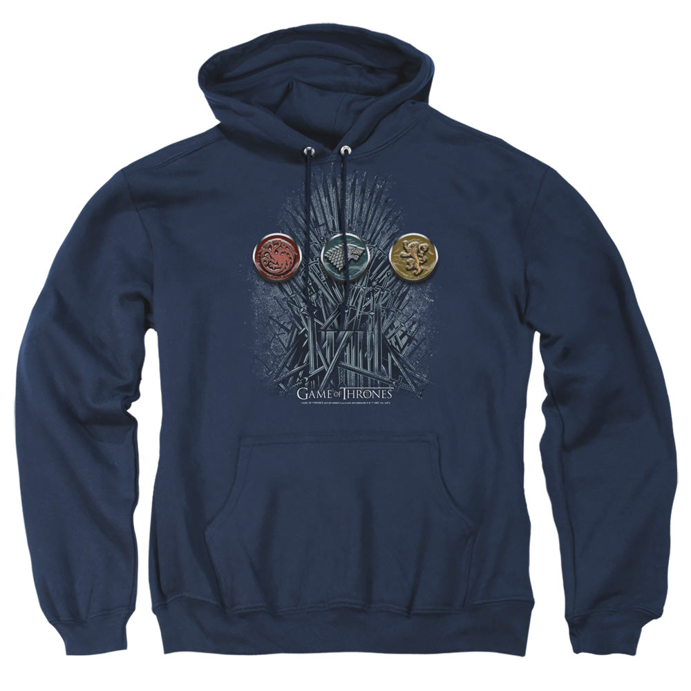 Game Of Thrones For The Throne Sigils Mens Hoodie Navy