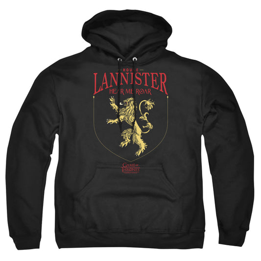 Game Of Thrones House Lannister Sigil Mens Hoodie Black