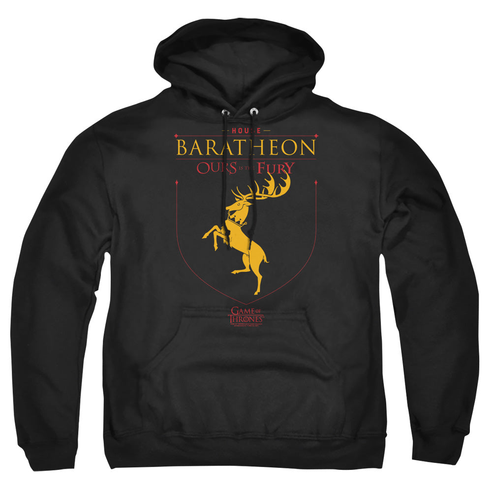 Game Of Thrones House Baratheon Sigil Mens Hoodie Black