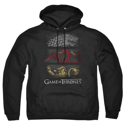 Game Of Thrones Sigil Banners Mens Hoodie Black