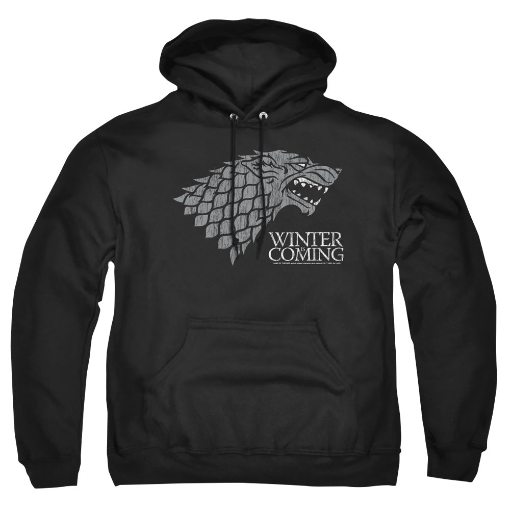 Game Of Thrones Startk Winter Is Coming On Black Mens Hoodie Black