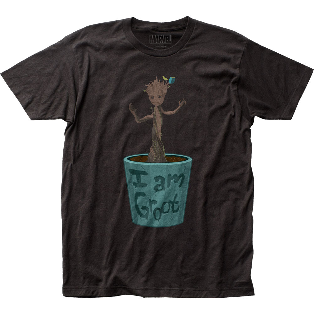 Guardians of the Galaxy Dancing Groot Mens T Shirt Black