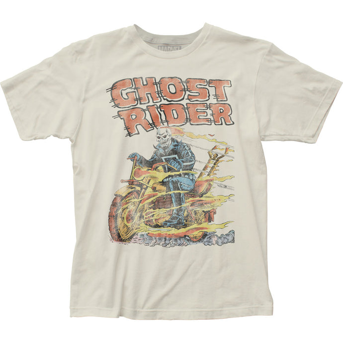 Ghost Rider Hell on Wheels Mens T Shirt Vintage White