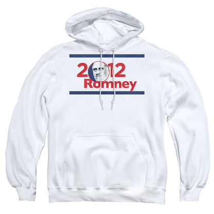 2012 Romney Mens Hoodie White