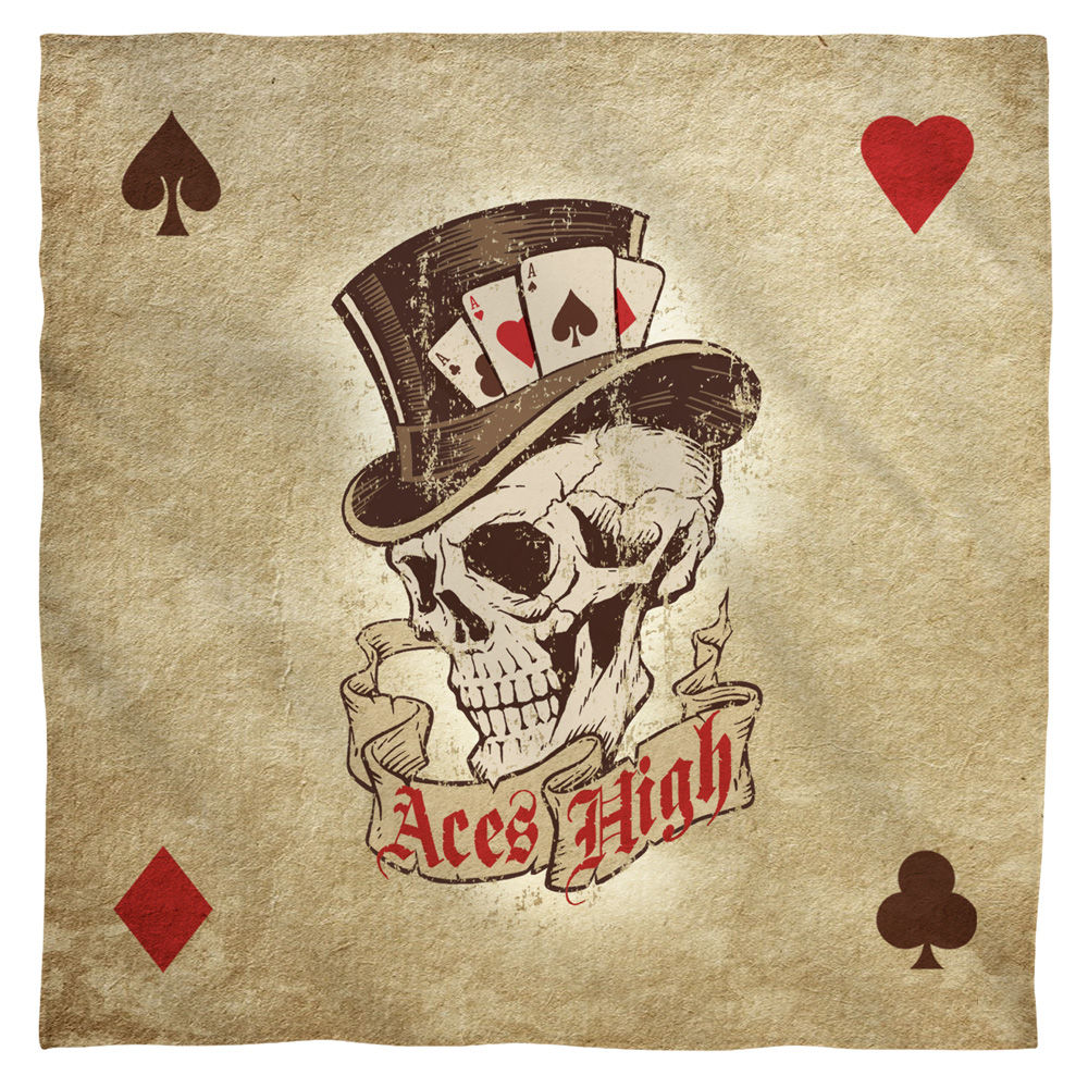 Poker Cards Aces High Bandana