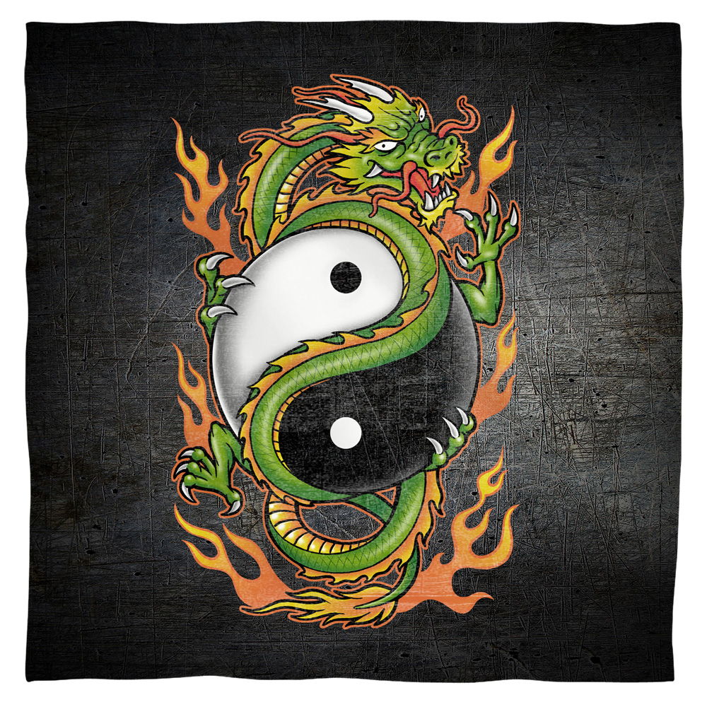 Yin Yang Dragon Bandana