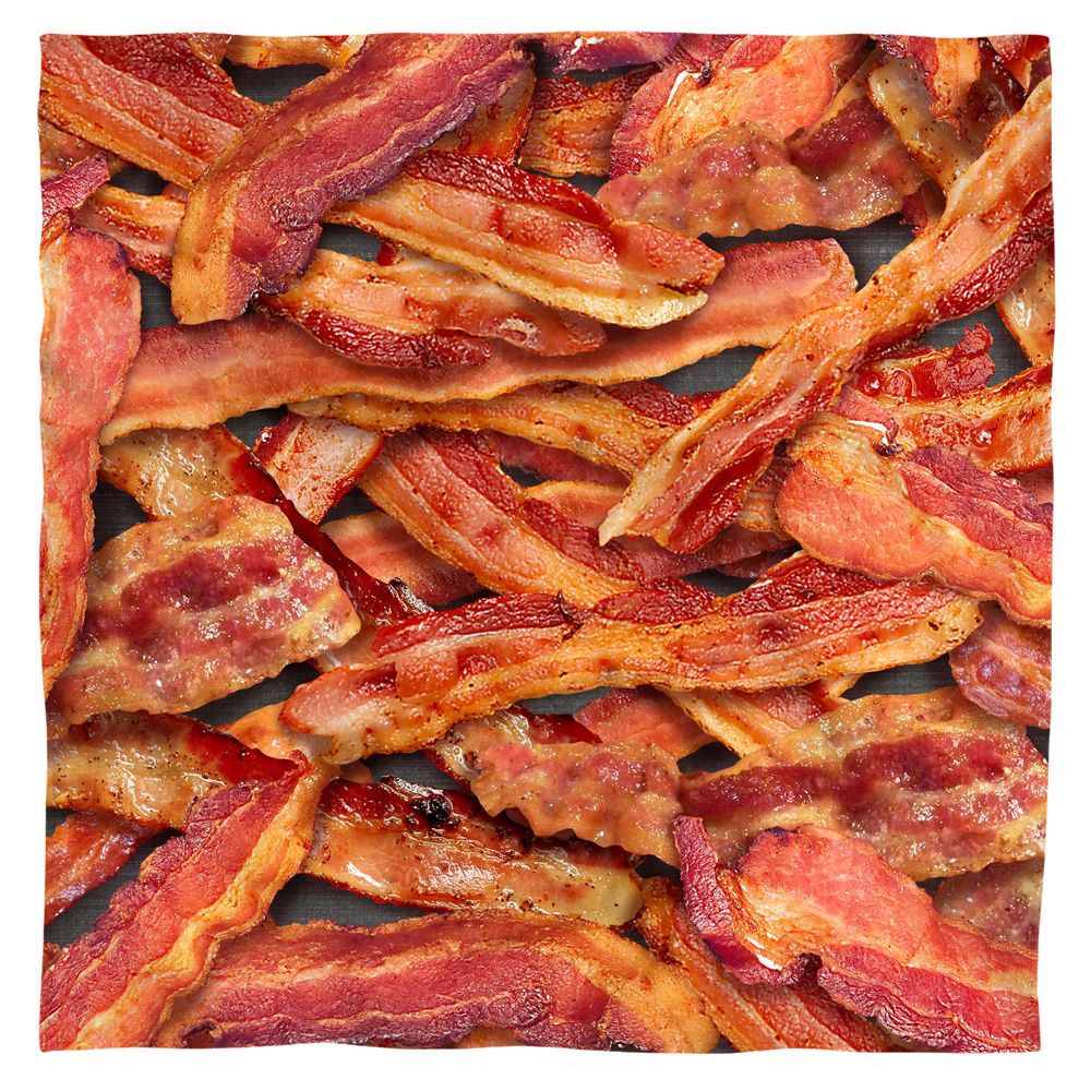 Bacon Collage Food Bandana