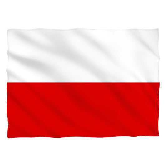 Polish Flag World Flags Pillow Case