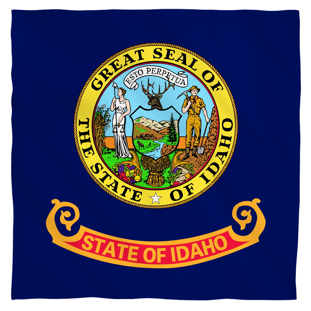 Idaho Flag USA State Flag Bandana