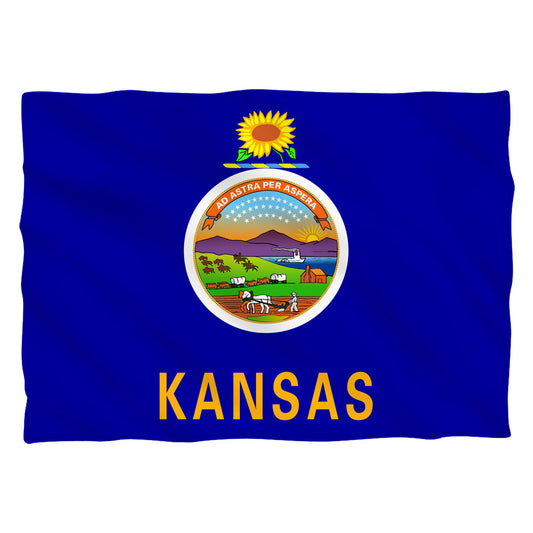 Kansas Flag USA State Flag Pillow Case