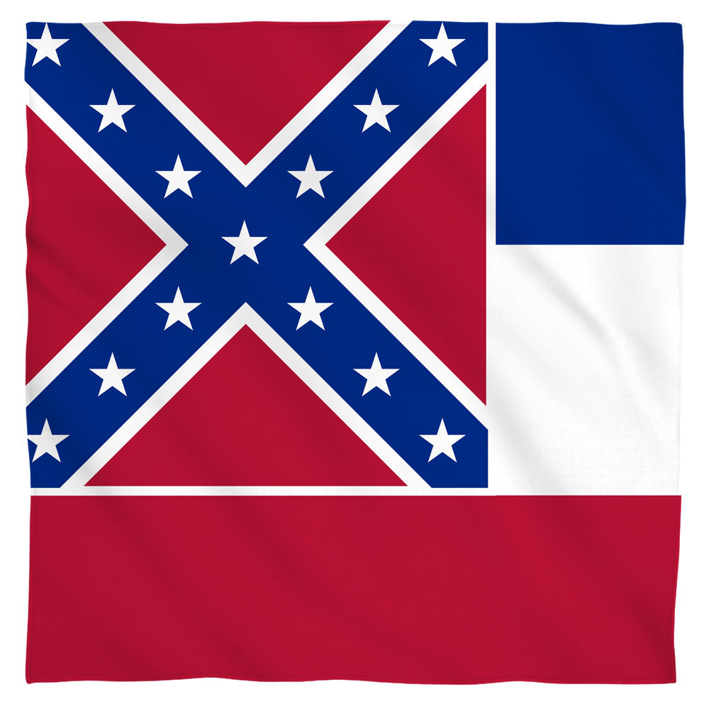 Mississippi Flag USA State Flag Bandana