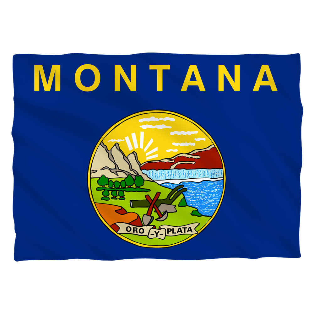 Montana Flag USA State Flag Pillow Case