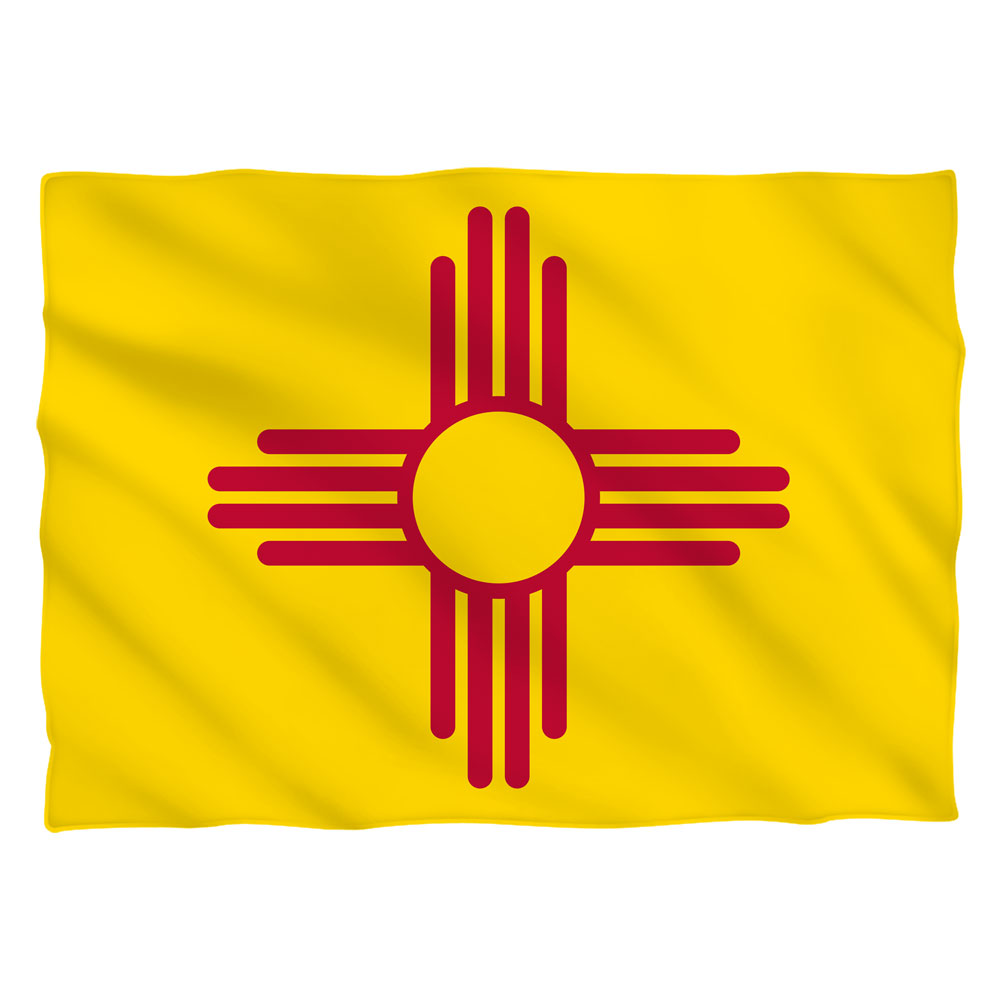 New Mexico Flag USA State Flag Pillow Case