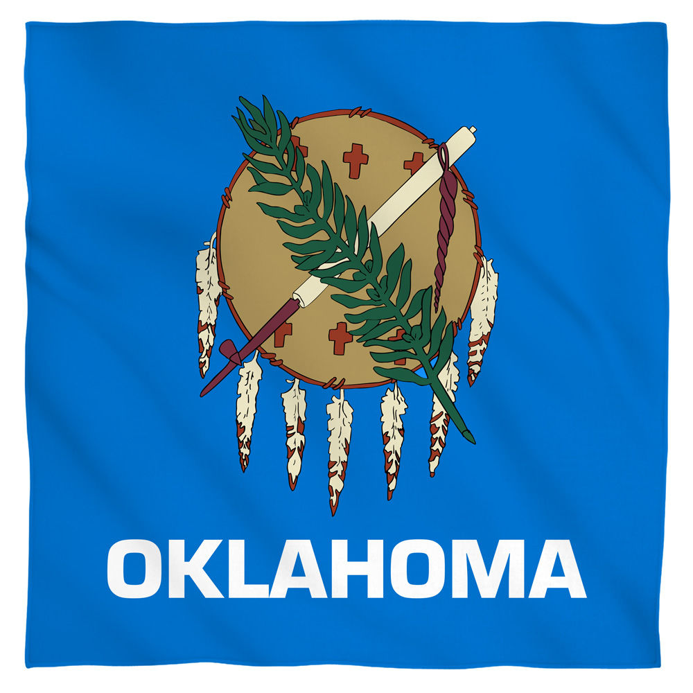 Oklahoma Flag USA State Flag Bandana