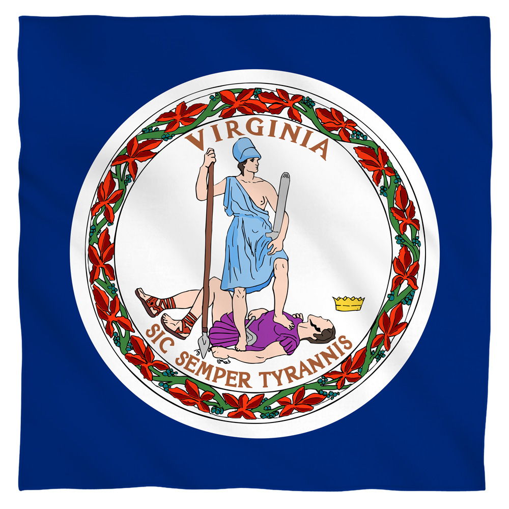 Virginia Flag USA State Flag Bandana