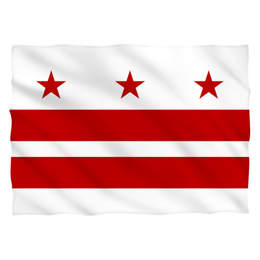 Washington DC Flag USA State Flag Pillow Case