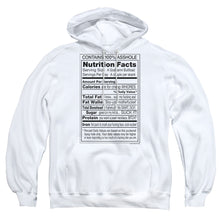 Load image into Gallery viewer, 100% Asshole Mens Hoodie White