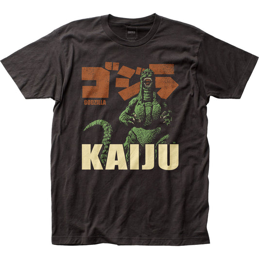 Godzilla KAIJU Mens T Shirt Black