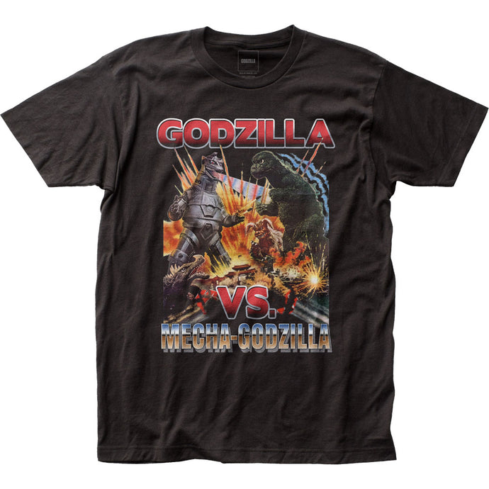Godzilla Godzilla VS. Mecha-Godzilla Mens T Shirt Black