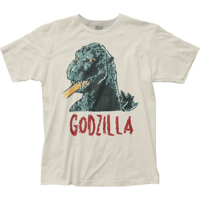 Godzilla Godzilla Vintage Style Mens T Shirt Vintage White