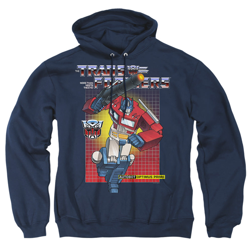 Transformers Optimus Prime Mens Hoodie Navy