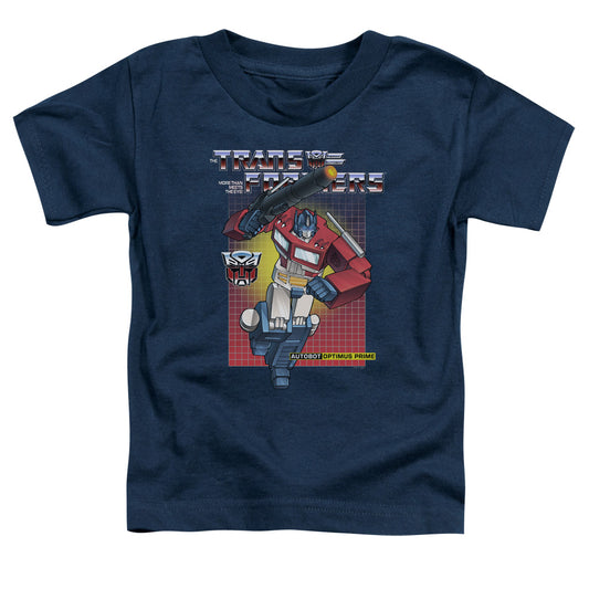 Transformers Optimus Prime Toddler Kids Youth T Shirt Navy Blue