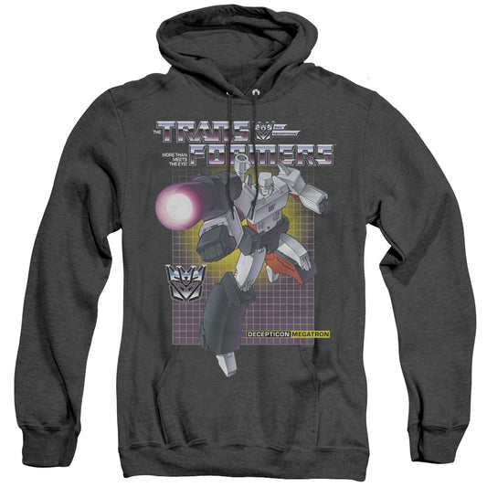 Transformers Megatron Mens Heather Hoodie Black