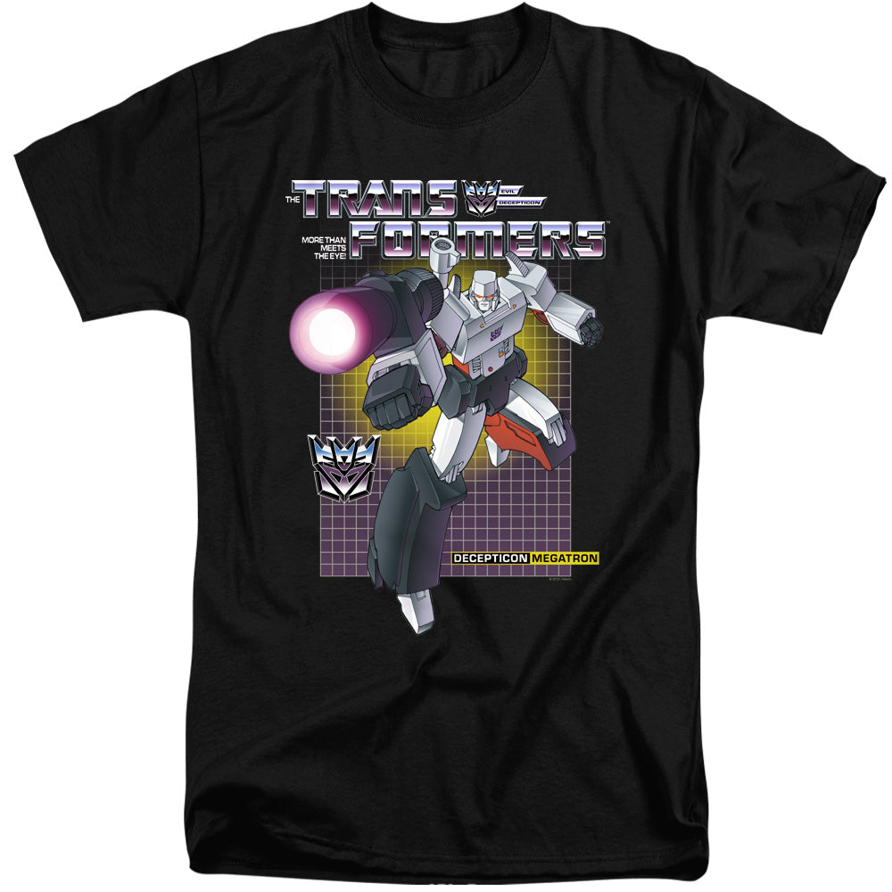 Transformers Megatron Mens Tall T Shirt Black