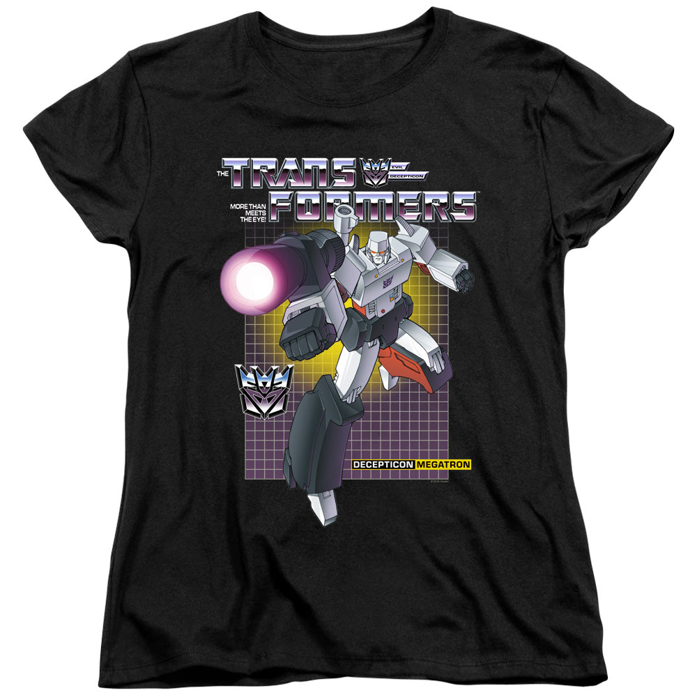 Transformers Megatron Womens T Shirt Black