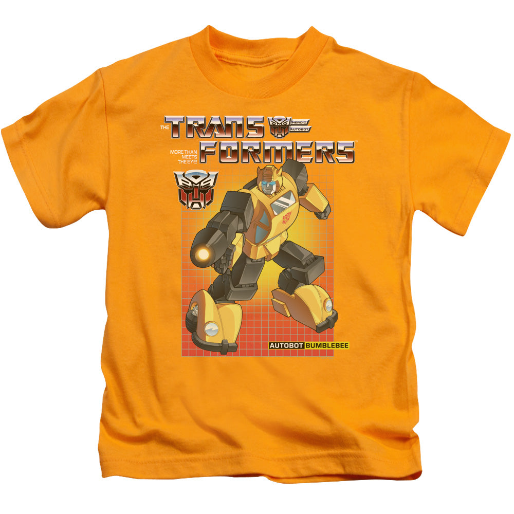 Transformers Bumblebee Juvenile Kids Youth T Shirt Gold