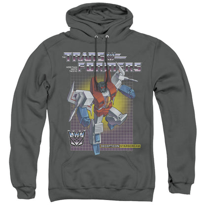 Transformers Starscream Mens Hoodie Charcoal