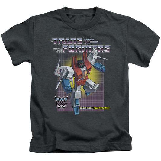 Transformers Starscream Juvenile Kids Youth T Shirt Charcoal