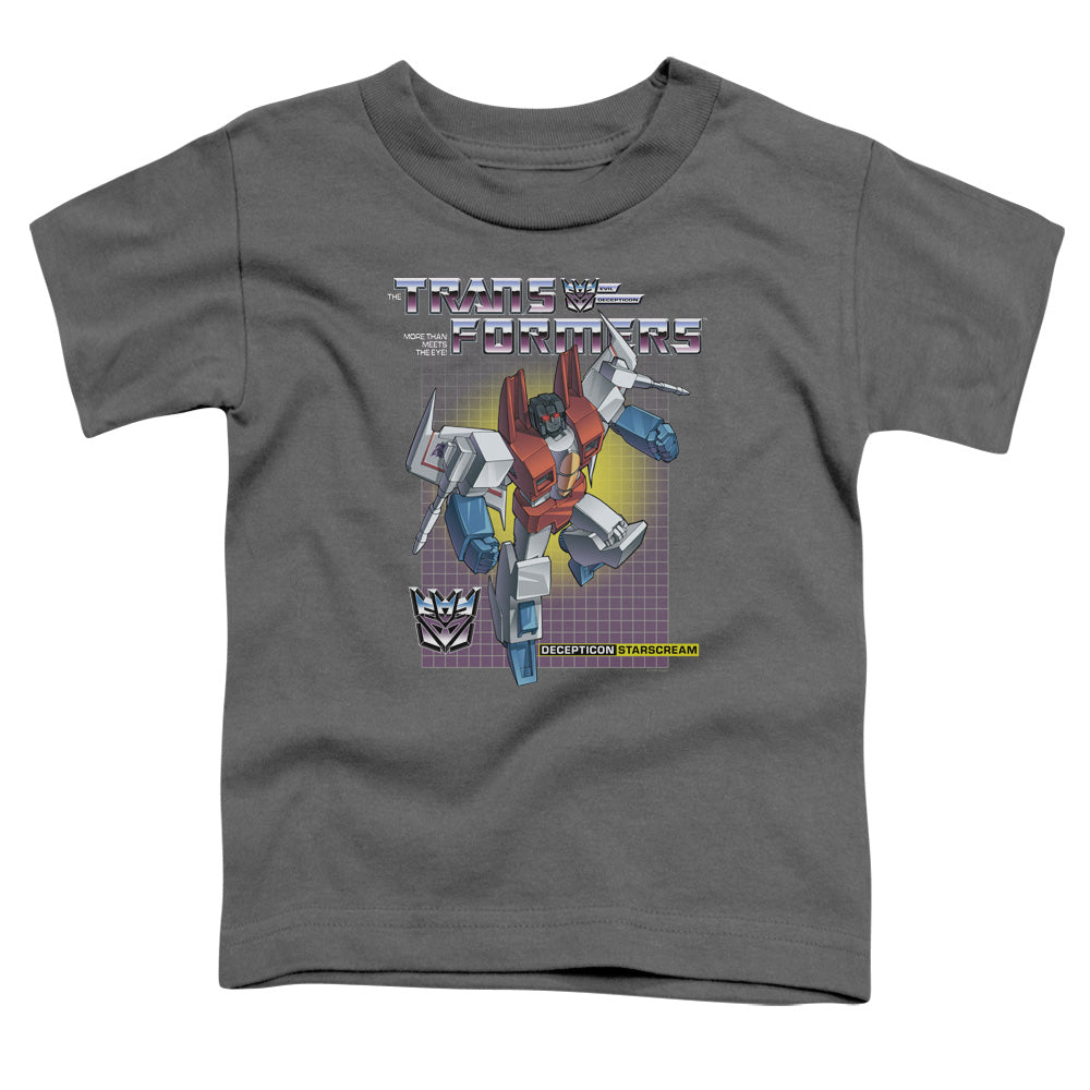 Transformers Starscream Toddler Kids Youth T Shirt Charcoal