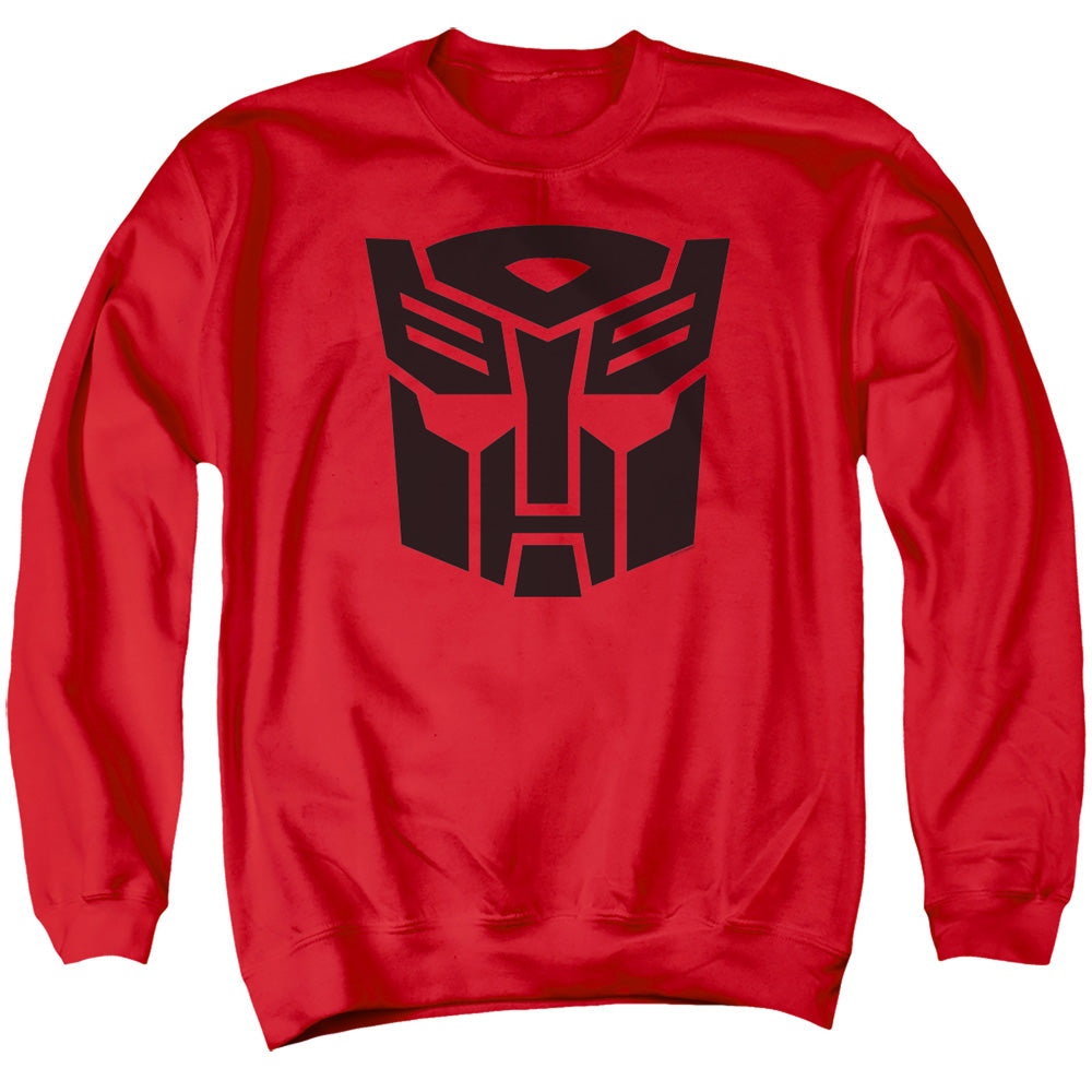 Transformers Autobot Mens Crewneck Sweatshirt Red