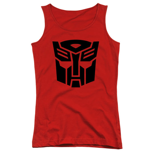 Transformers Autobot Womens Tank Top Shirt Red