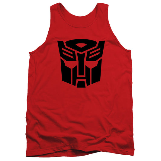 Transformers Autobot Mens Tank Top Shirt Red