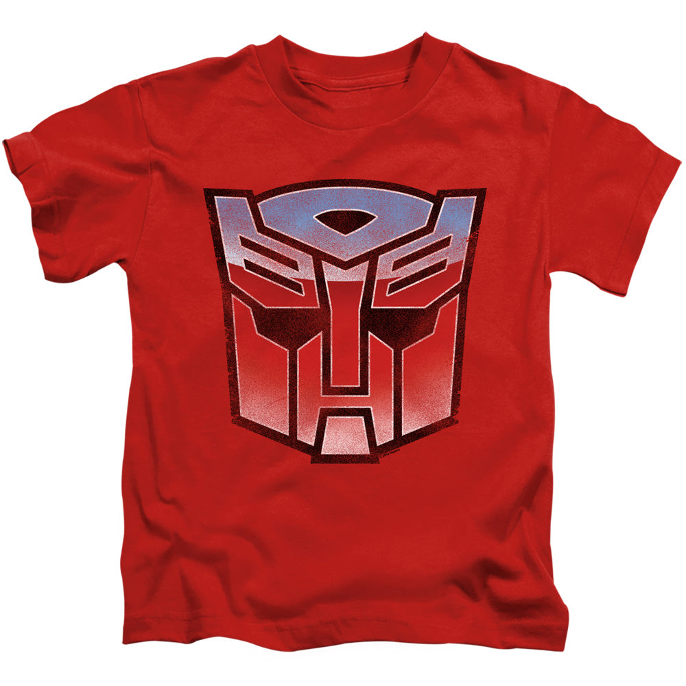 Transformers Vintage Autobot Logo Juvenile Kids Youth T Shirt Red