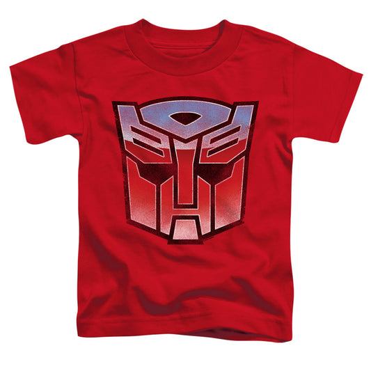 Transformers Vintage Autobot Logo Toddler Kids Youth T Shirt Red