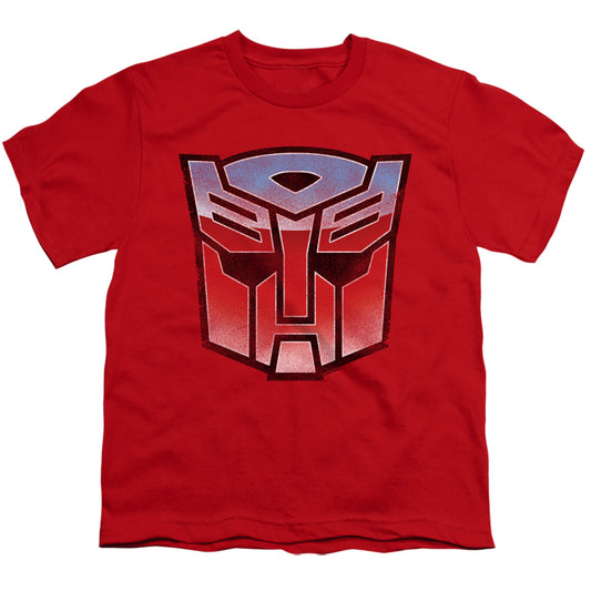 Transformers Vintage Autobot Logo Kids Youth T Shirt Red