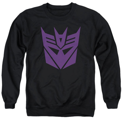 Transformers Decepticon Mens Crewneck Sweatshirt Black