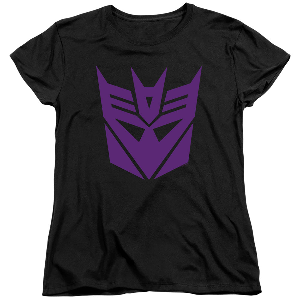 Transformers Decepticon Womens T Shirt Black