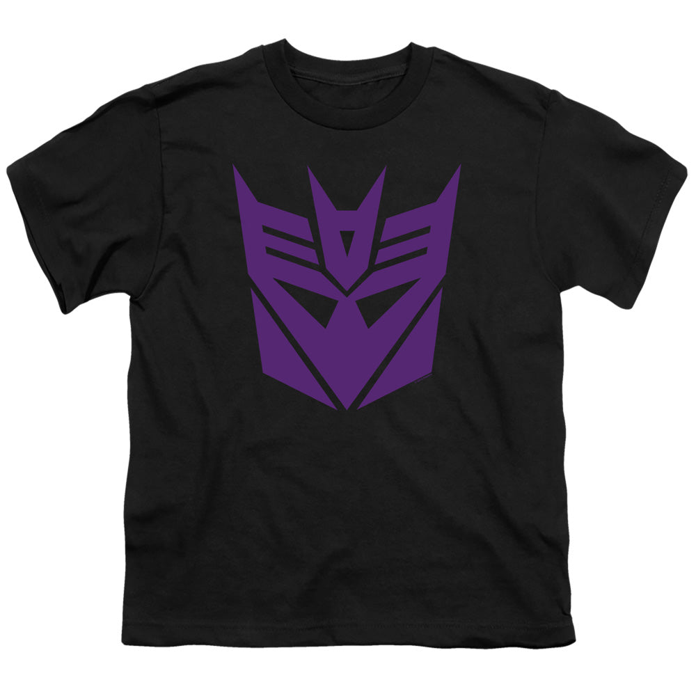 Transformers Decepticon Kids Youth T Shirt Black