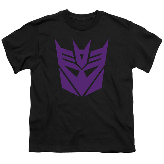 Transformers Decepticon Kids Youth T Shirt Black