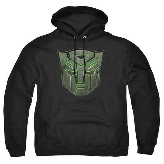 Transformers Glowing Autobot Logo Mens Hoodie Black