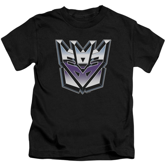 Transformers Decepticon Airbrush Logo Juvenile Kids Youth T Shirt Black