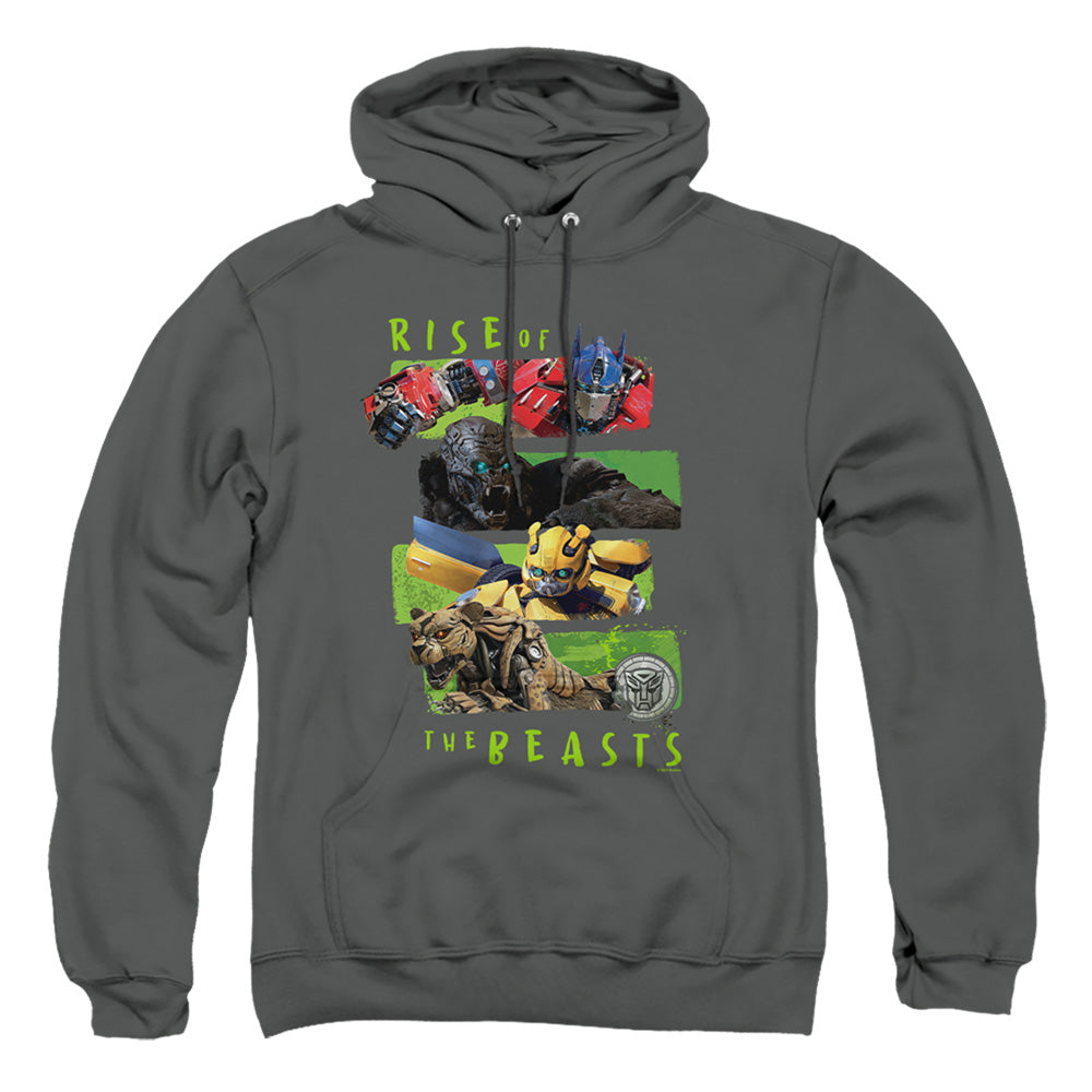 Transformers Transformers Lineup Mens Hoodie Charcoal