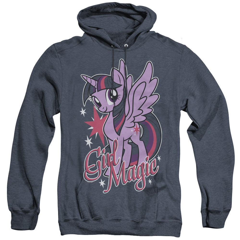 My Little Pony Tv Girl Magic Mens Heather Hoodie Navy